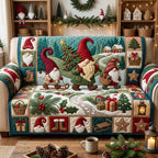Christmas Gnome Sofa Cover