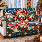Christmas Gnomes Forest Sofa Cover