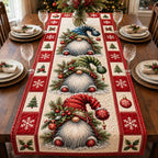 Christmas Gnomes Table Runner