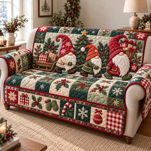 Christmas Gnomes Wonder Sofa Cover - Made to Order