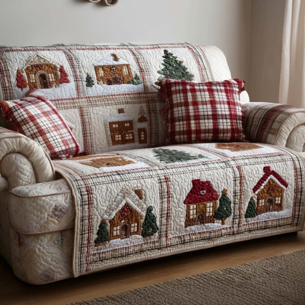 Christmas Memories Sofa Cover