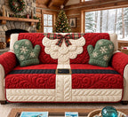 Christmas Mittens of Santa Sofa Cover