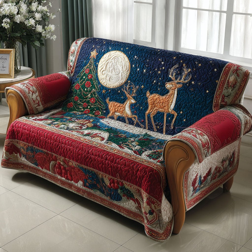 Christmas Moonrise Sofa Cover