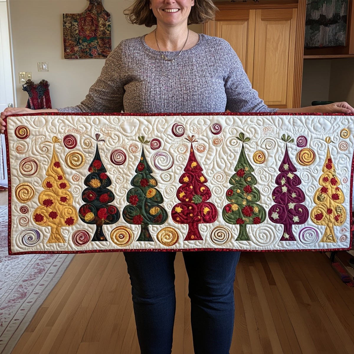 Christmas Morning Glow Table Runner