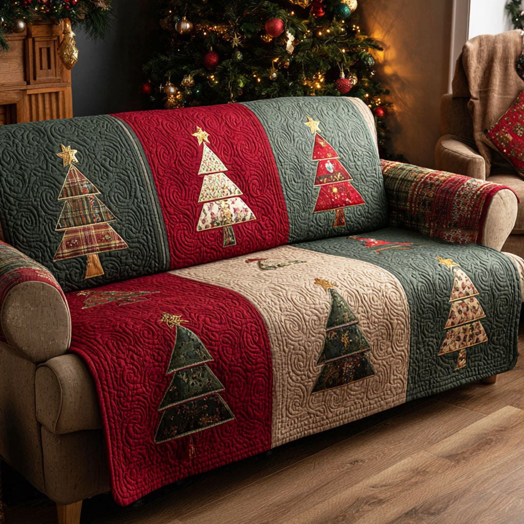Christmas Pine Sofa Cover