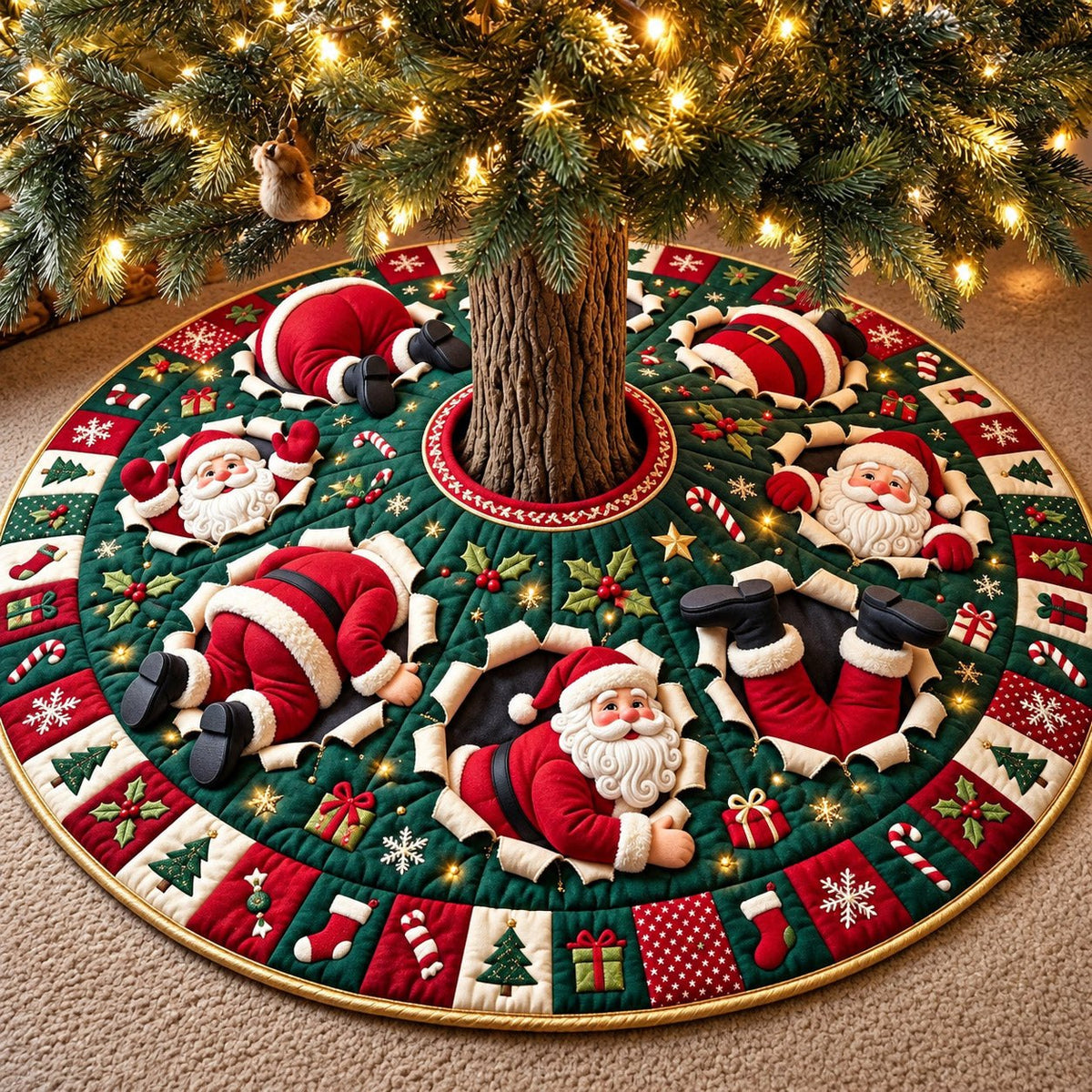 Christmas Santa Christmas Tree Skirt