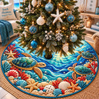 Christmas Sea Turtles Christmas Tree Skirt