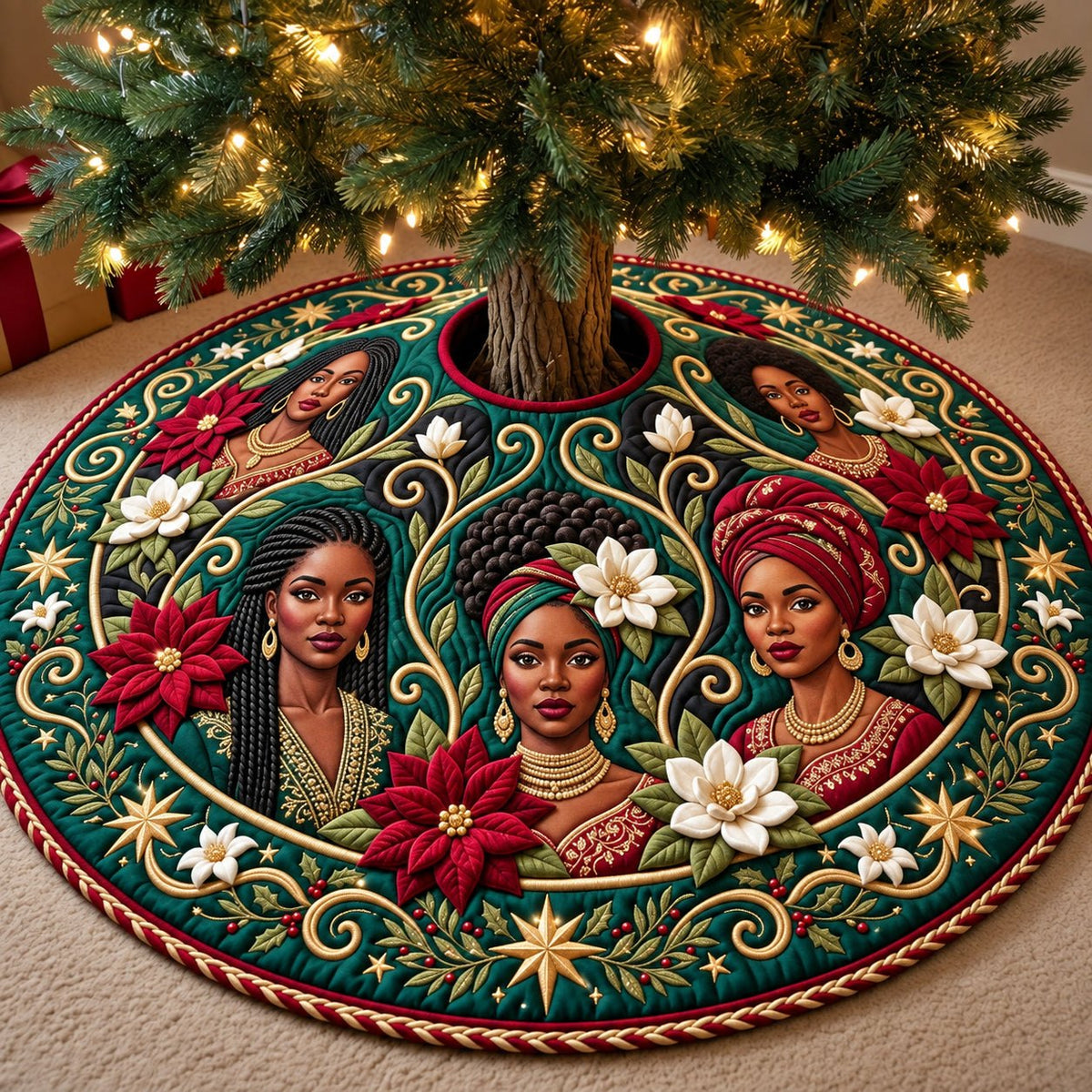 Christmas Sisterhood Christmas Tree Skirt