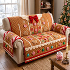 Gingerbread Cookie Trim Sofa Cover