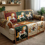 Christmas Stable Sofa Cover