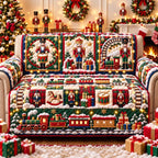 Christmas Toy Express Sofa Cover
