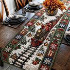 Christmas Train Express Table Runner