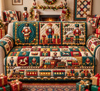 Christmas Train Guard Sofa Cover