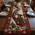 Christmas Train Noel Table Runner