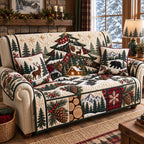 Christmas Tree Cabin Wonderland Sofa Cover