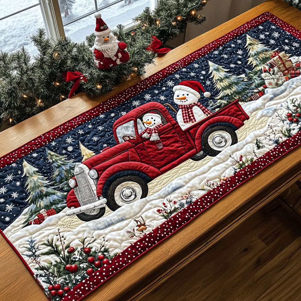 Christmas Tree Delivery Table Runner