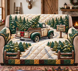 Christmas Tree Farm Sofa Cover - Made to Order
