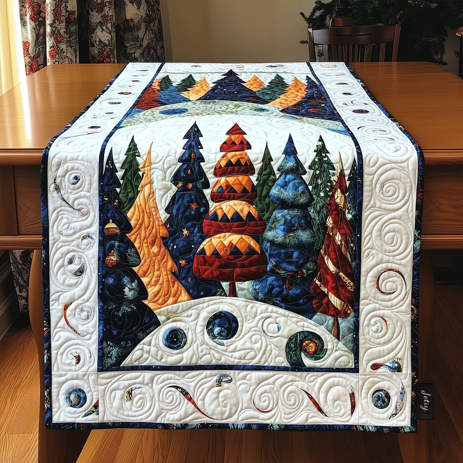 Christmas Tree Joy Table Runner