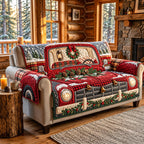 Christmas Truck Sofa Cover