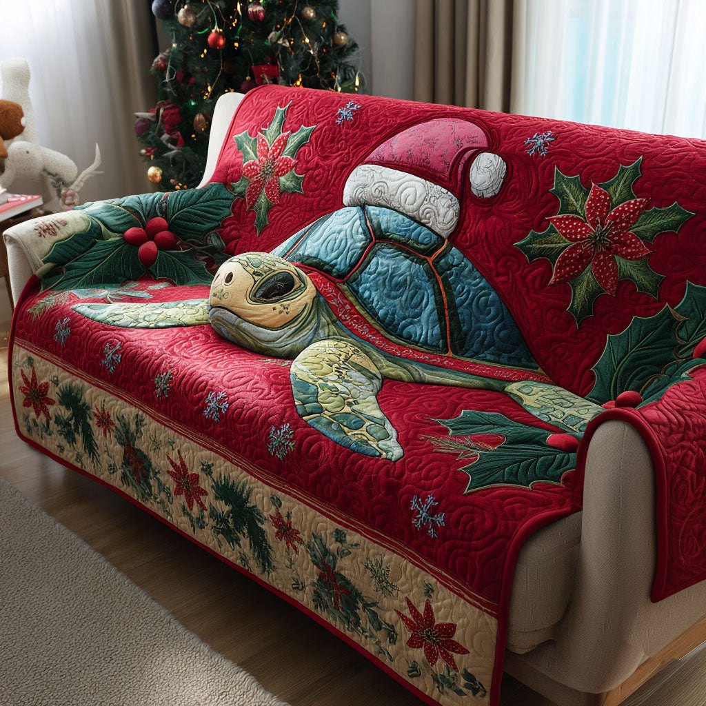 Christmas Turtle Cove Sofa Cover