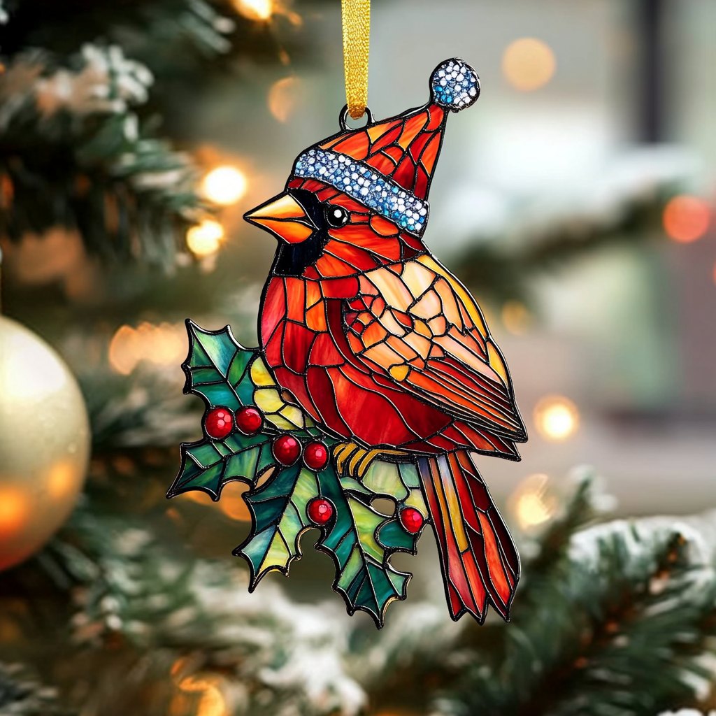 Christmas Cardinal Christmas Ornament
