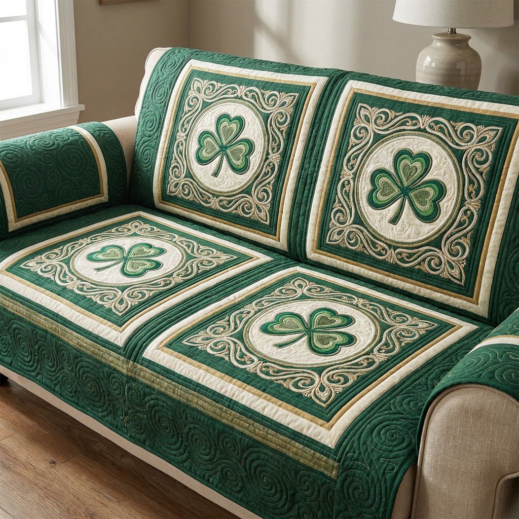 Classic Clover Tile Sofa Cover