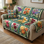 Classic Floral Sofa Cover