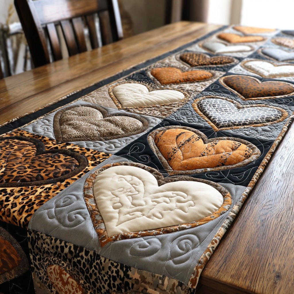 Classic Hearts Table Runner
