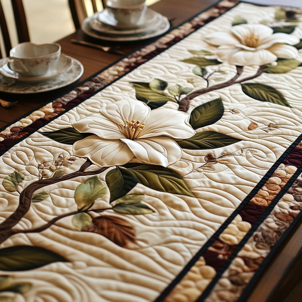 Classic Magnolia Radiance Table Runner