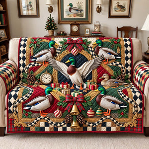 Classic Mallard Christmas Sofa Cover - Made to Order