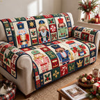 Classic Nutcracker Christmas Parade Sofa Cover
