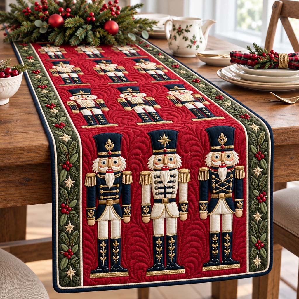 Classic Nutcracker Table Runner