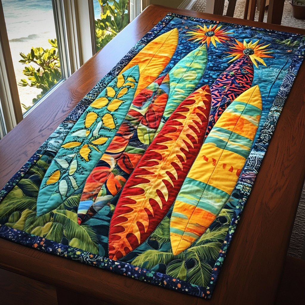 Classic Surfboard Table Runner