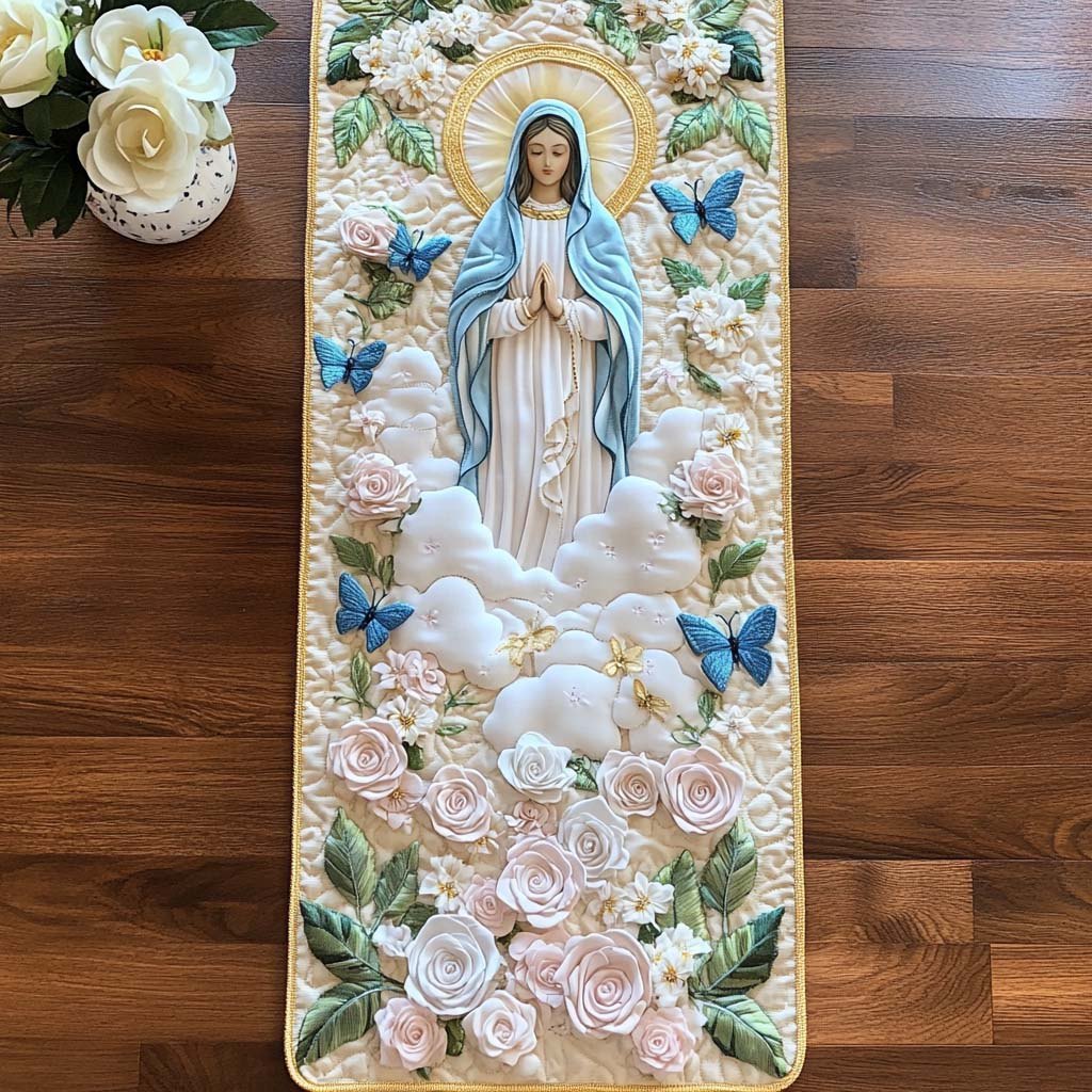 Clouds of Mercy Table Runner