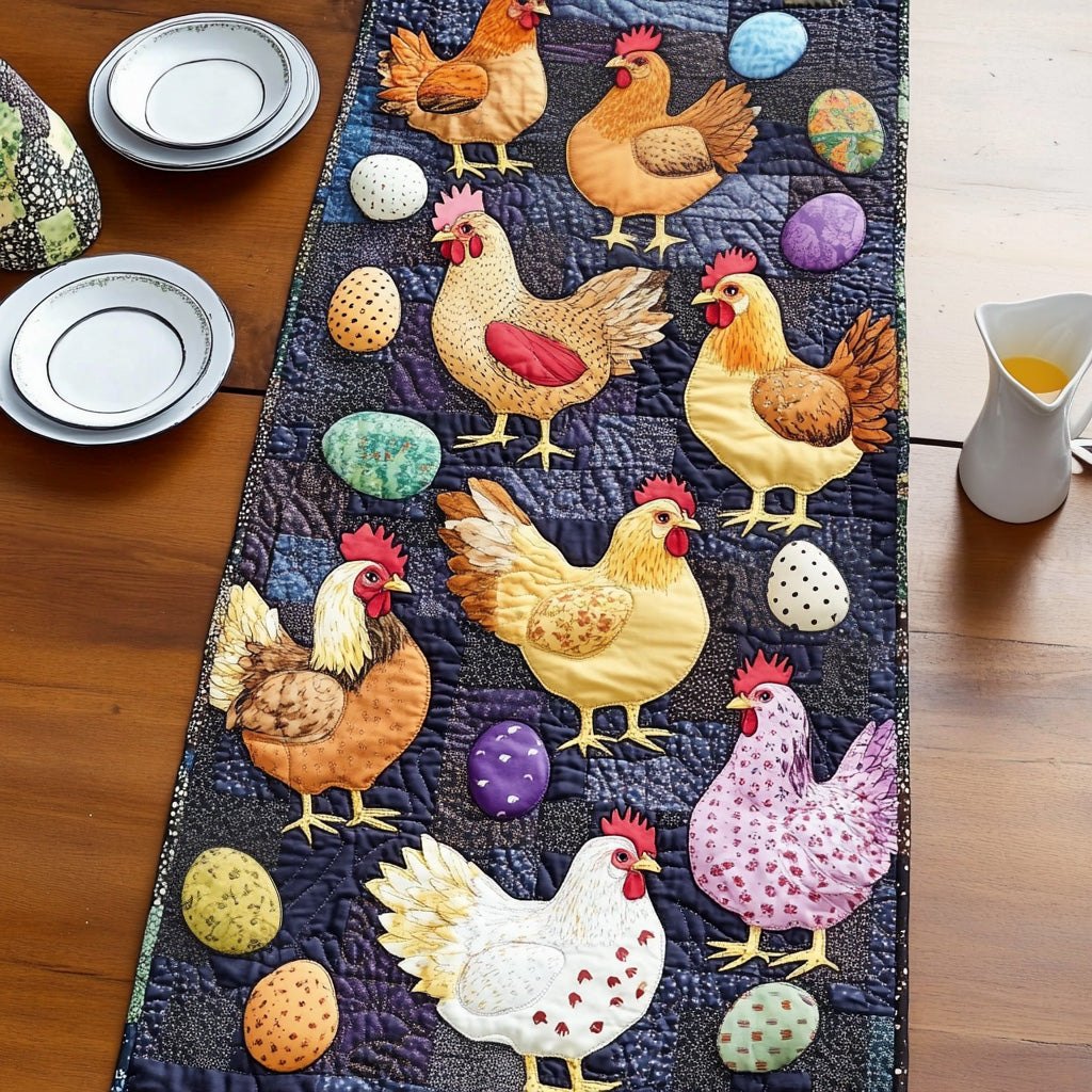 Clucking Charm Table Runner
