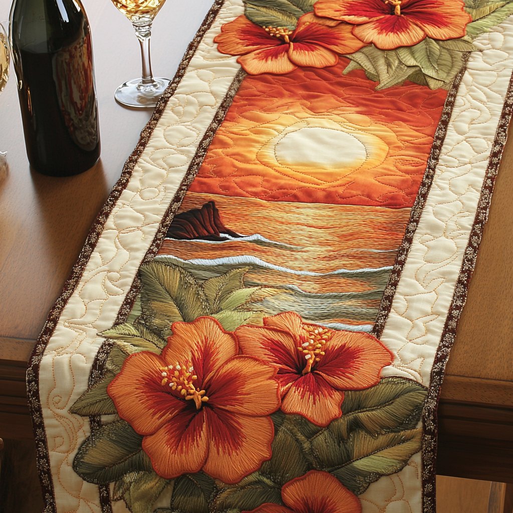 Coastal Bloom Table Runner