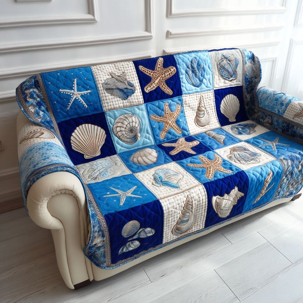 Coastal Calm Sofa Cover