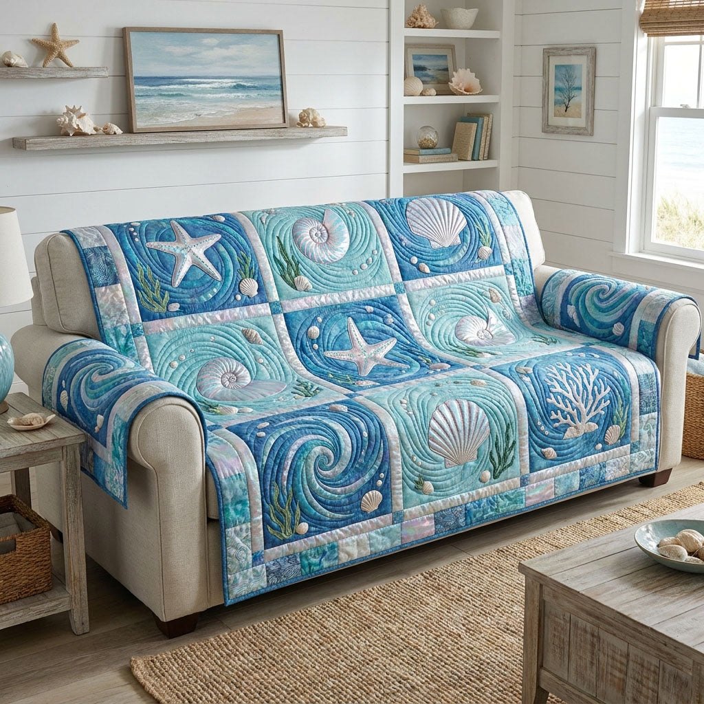 Coastal Keepsakes Sofa Cover