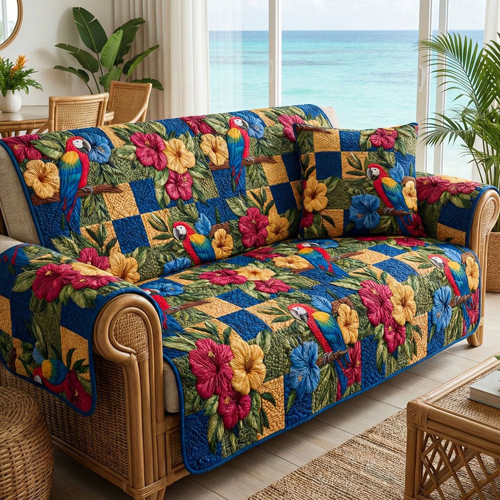 Coastal Paradise Sofa Cover