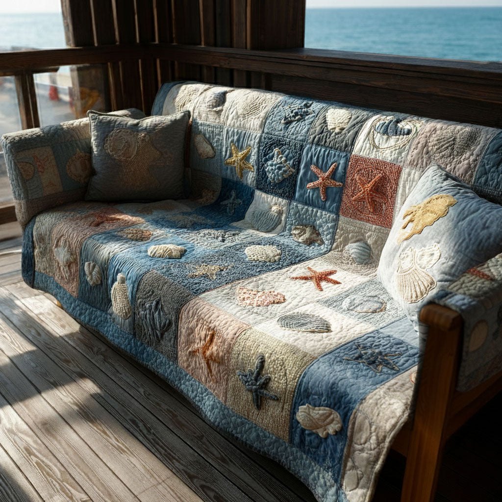 Coastal Treasure Sofa Cover
