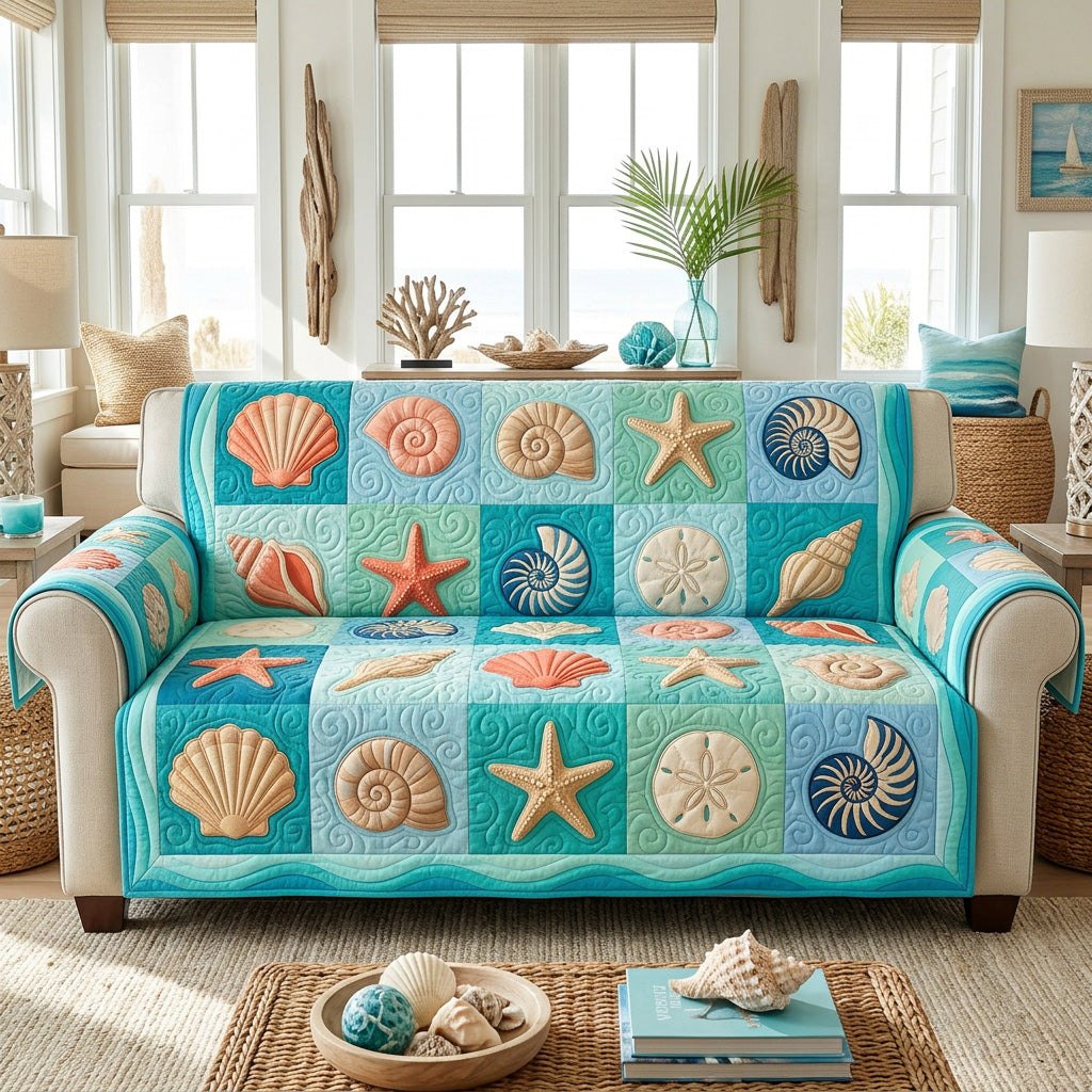 Coastal Treasures Sofa Cover