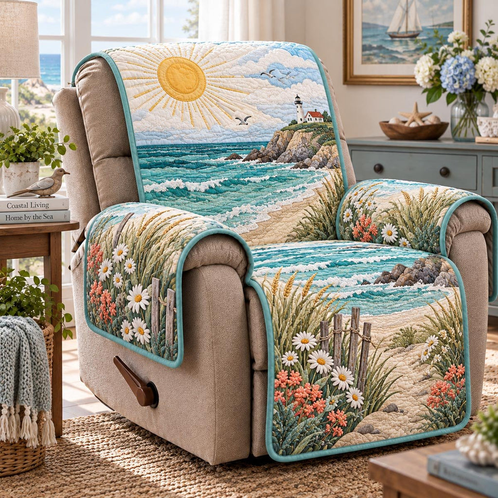 Coastal Wildflower Escape Sofa Cover