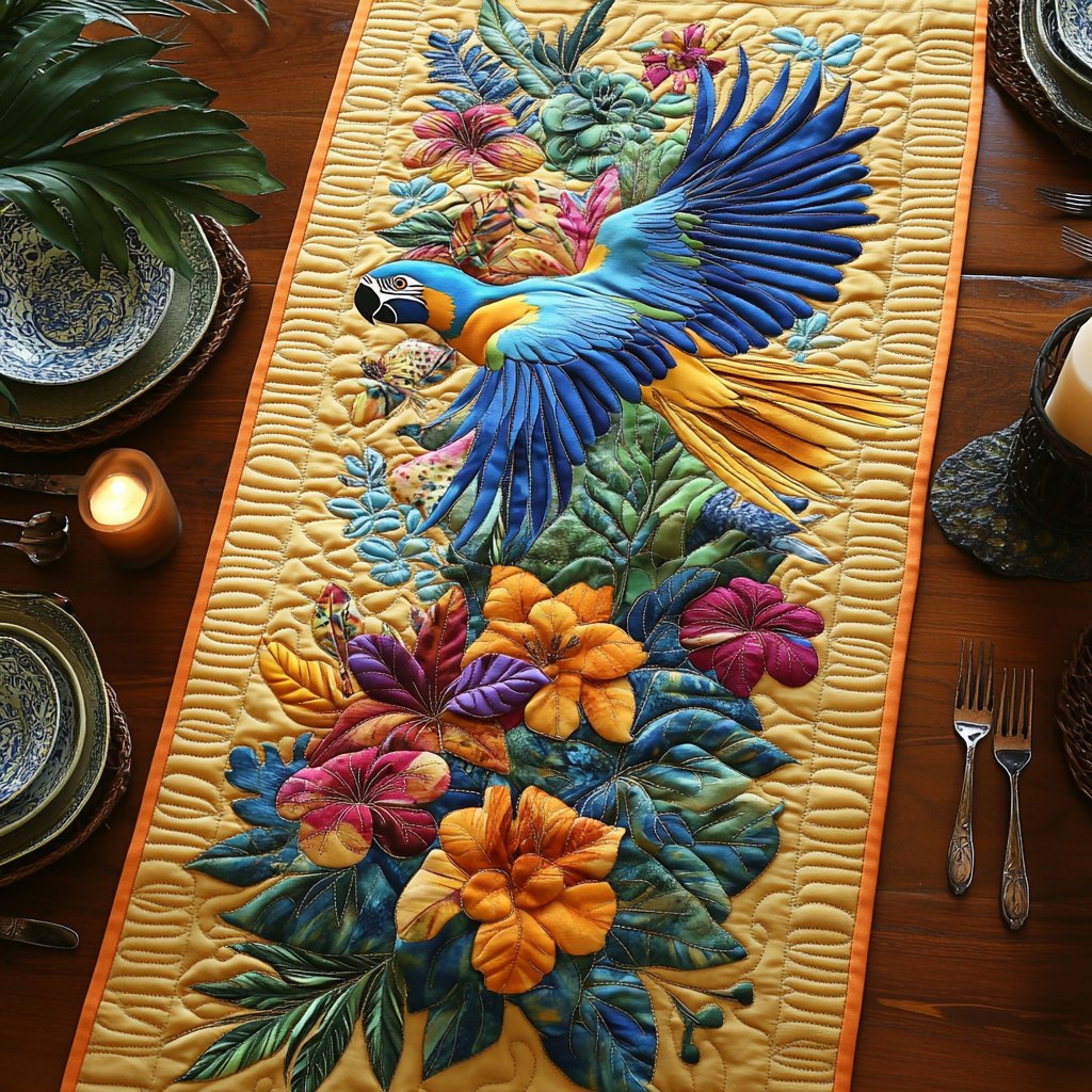 Coconut Quill Table Runner