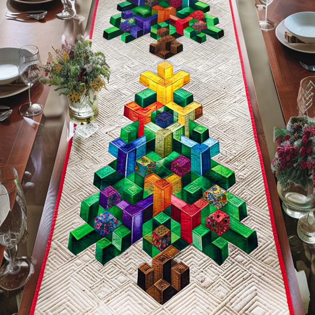 Color Blocks Table Runner