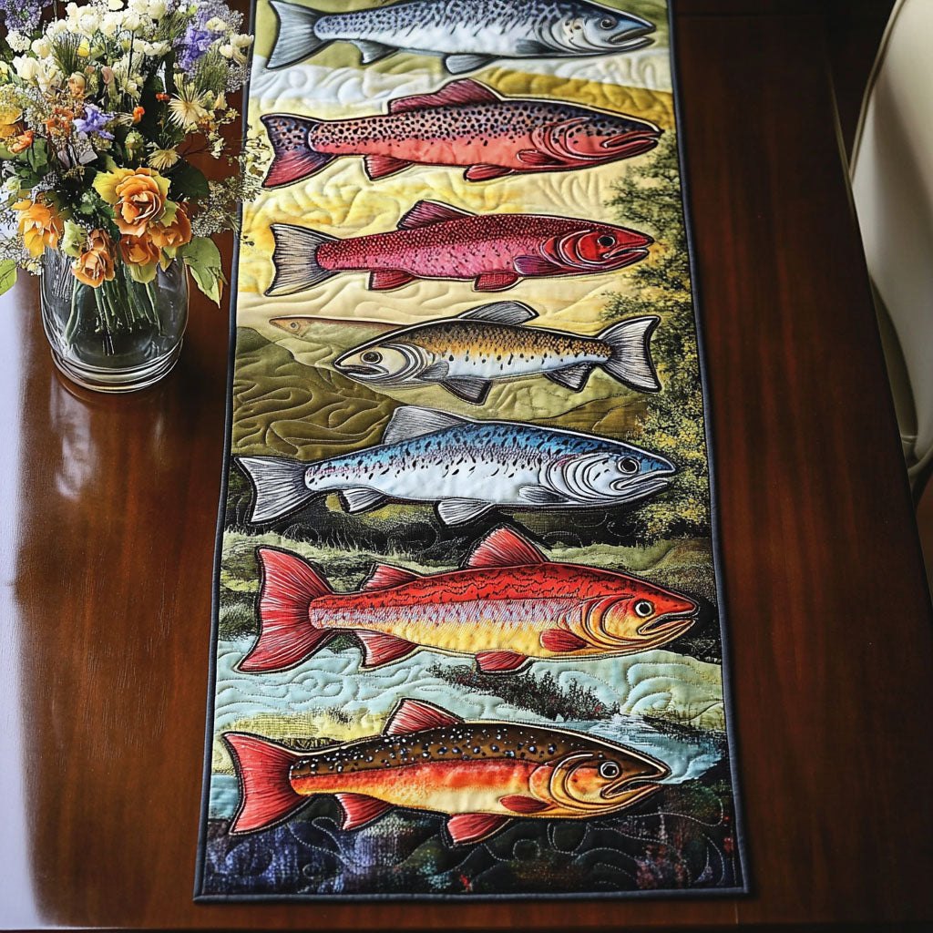 Colorful Catch Table Runner