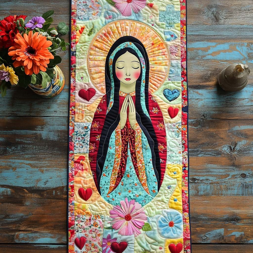 Colorful Madonna Table Runner