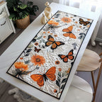Colorful Monarch Butterflies Table Runner
