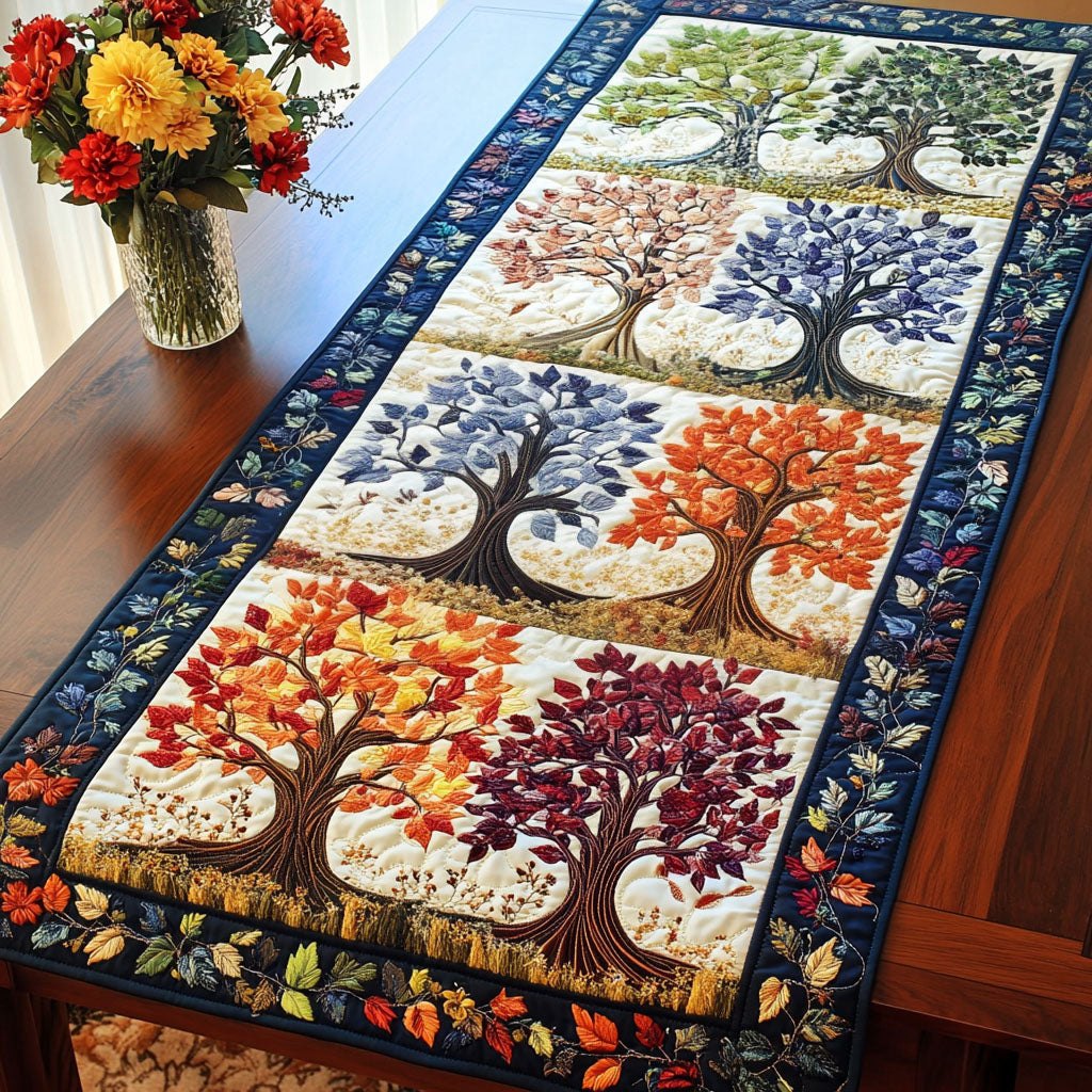 Colorful Seasons Table Runner
