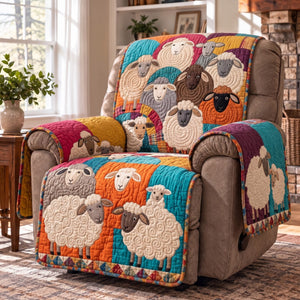 Colorful Sheep Sofa Cover - Made to Order