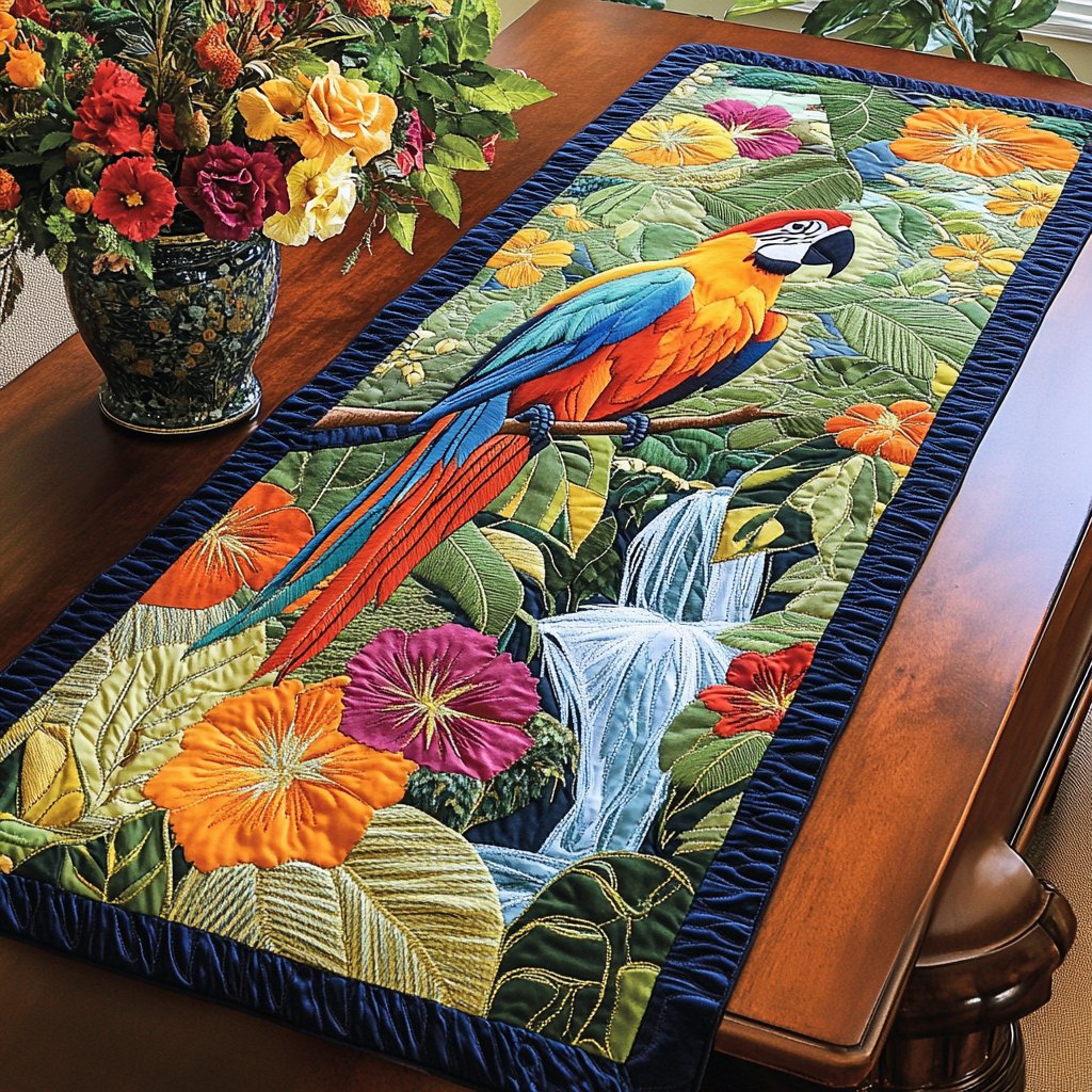 Colorful Tropics Table Runner